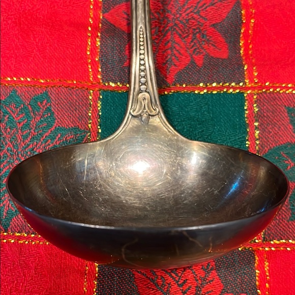 Vintage Silver Ladle with Ornate Handle - Picture 4 of 7